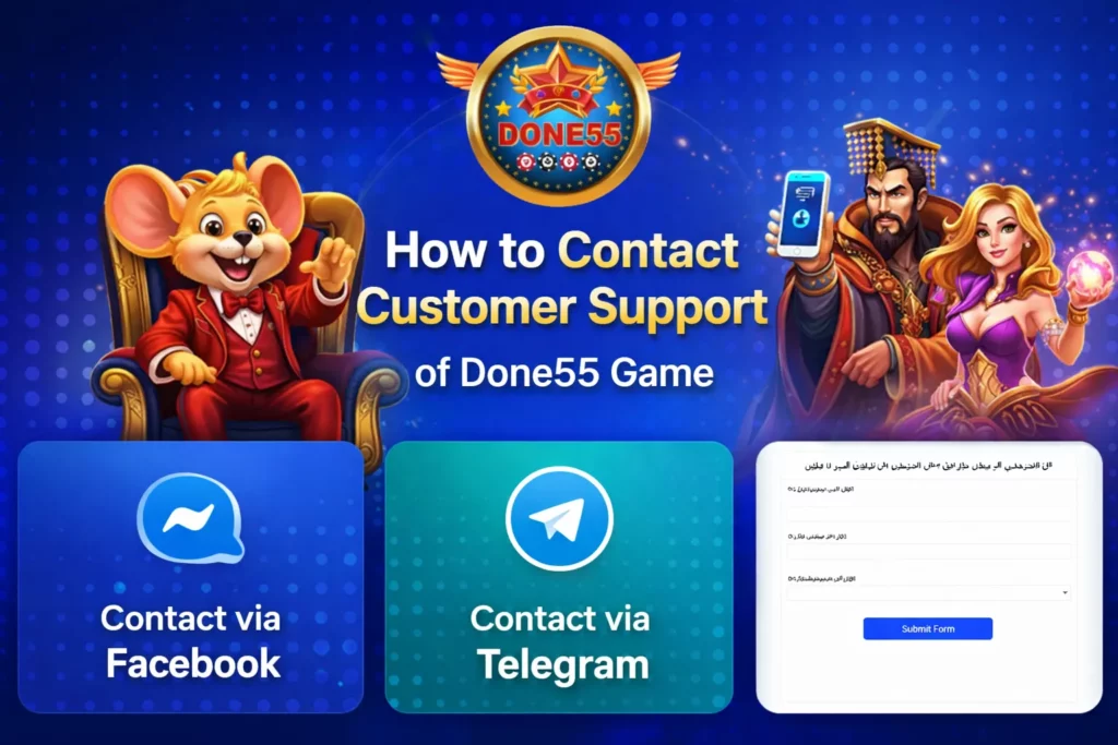 Done55 contact customer support