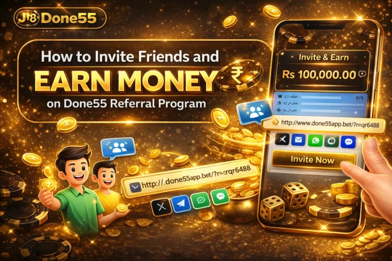 How to Earn money with Done55 Game